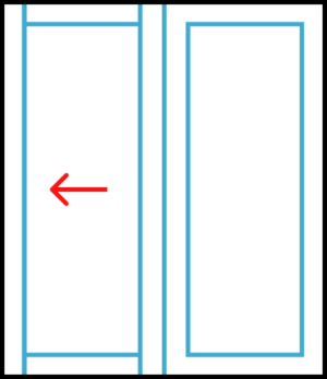 Single Sliding door